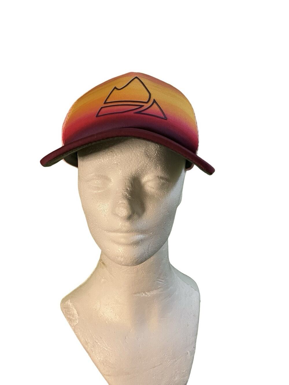 MOVI Sunset Trucker Hat EVRYday Logo Mesh Cap Pink/Orange Gradient